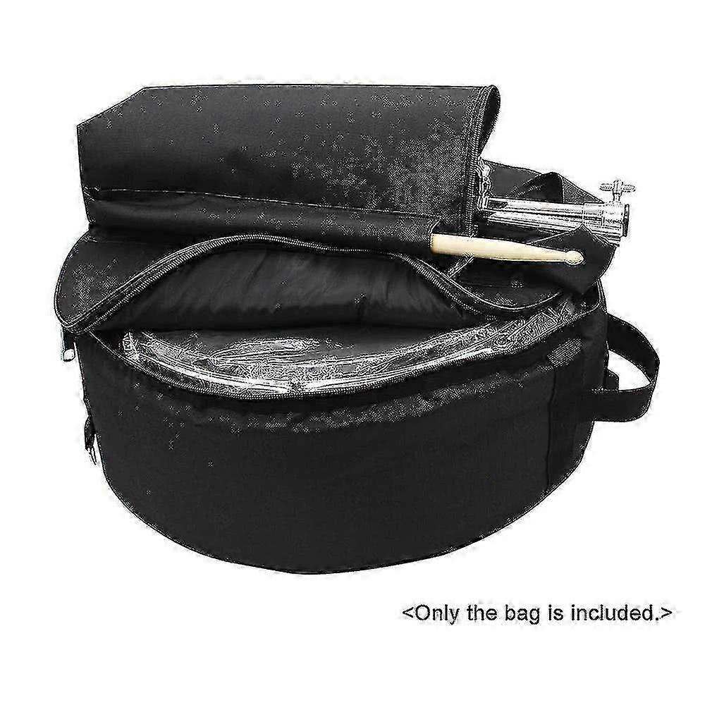14 Inch Snare Drum Bag Backpack Case with Shoulder Strap Outside Pockets