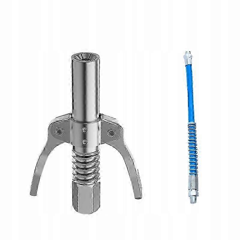 Double Handle Coupler Heavy-duty Quick Release Grease Gun-c