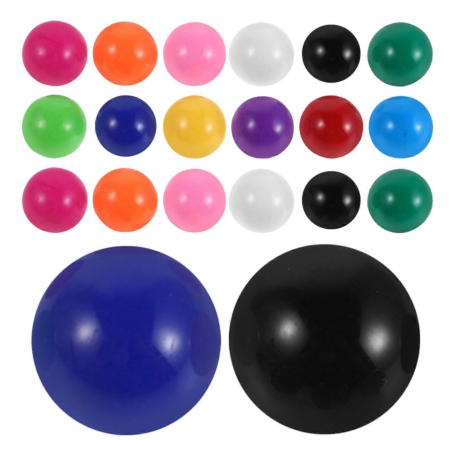 Educational Toys Plastic Solid Color Marbles for Math Teaching 120Pcs