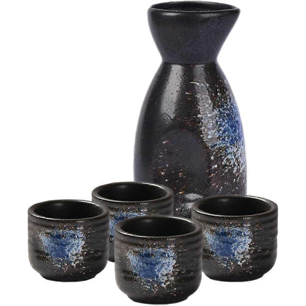 Japanese Sake Ceramic Sake Set for Entertaining 1Set Household Use