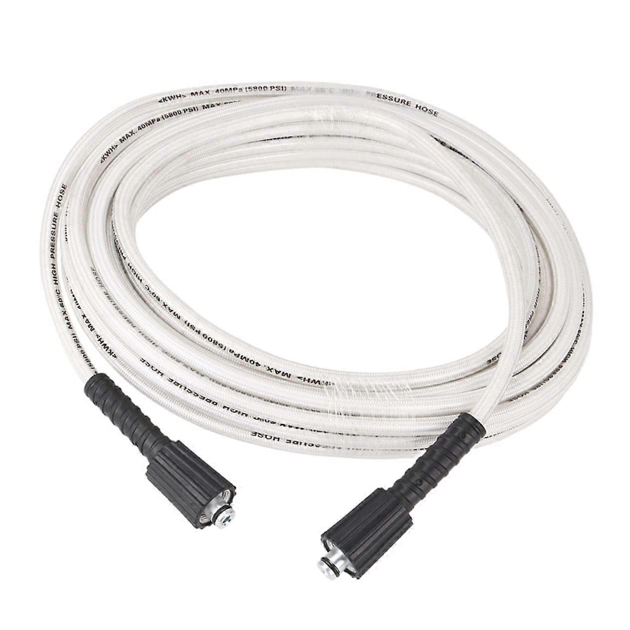 Pressure Washer Hose with M22 Thread, Quick Connect, Wire Braid for Cold Water Cleaning