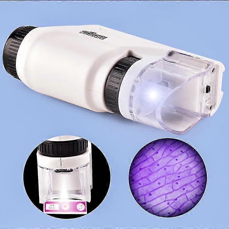2025 Mini Handheld Microscope Children Portable Size Microscope Scientific Education