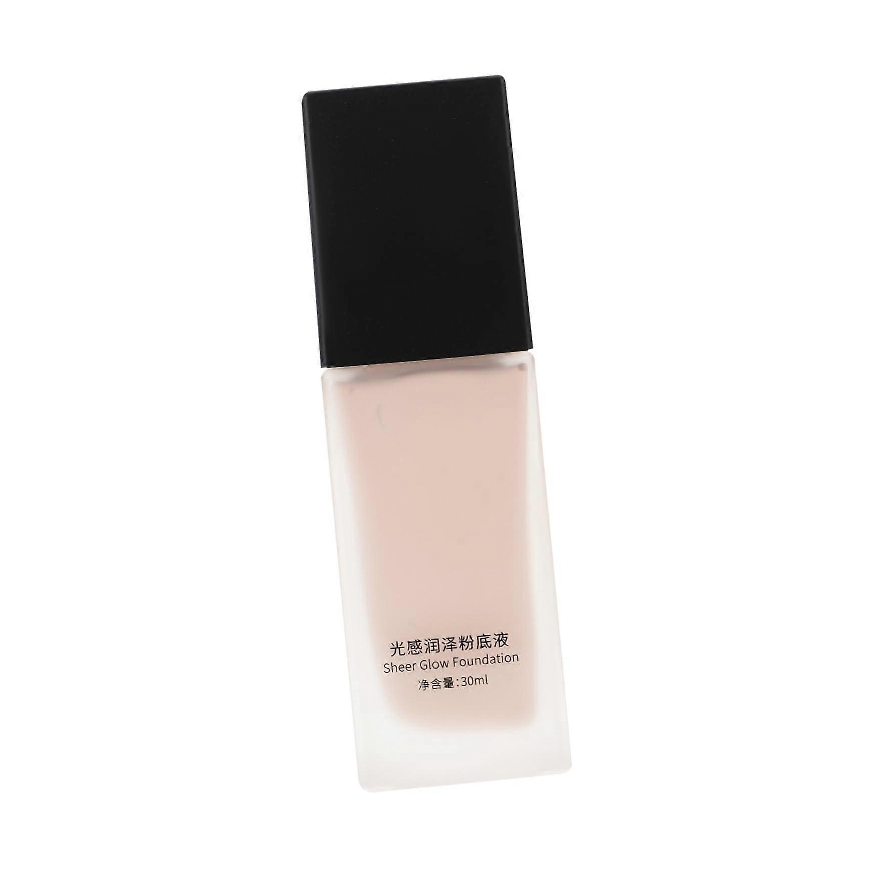 Liquid Foundation with Natural Coverage, Lightweight Waterproof Concealer Foundation for Smooth Skin