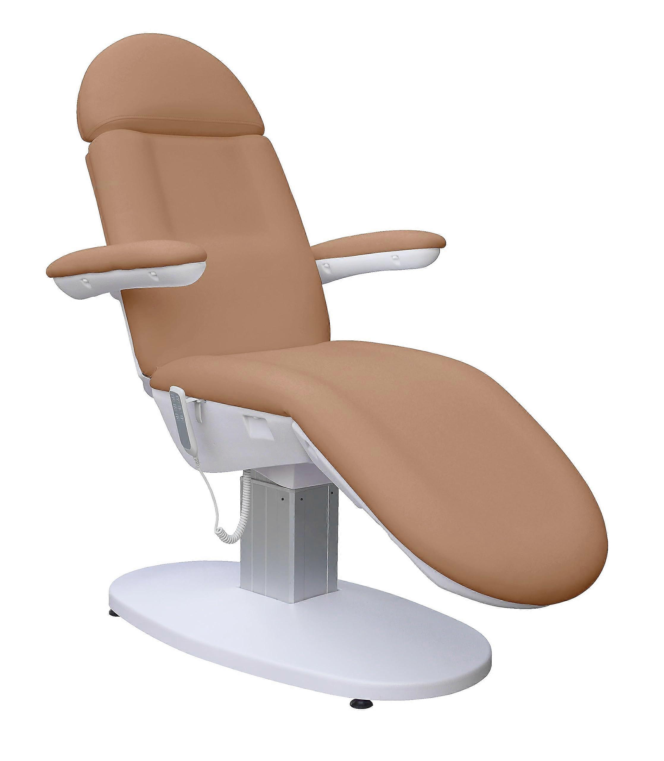 Fully Adjustable Spa Massage Bed in Tan with Removable Armrests and 440lbs Capacity