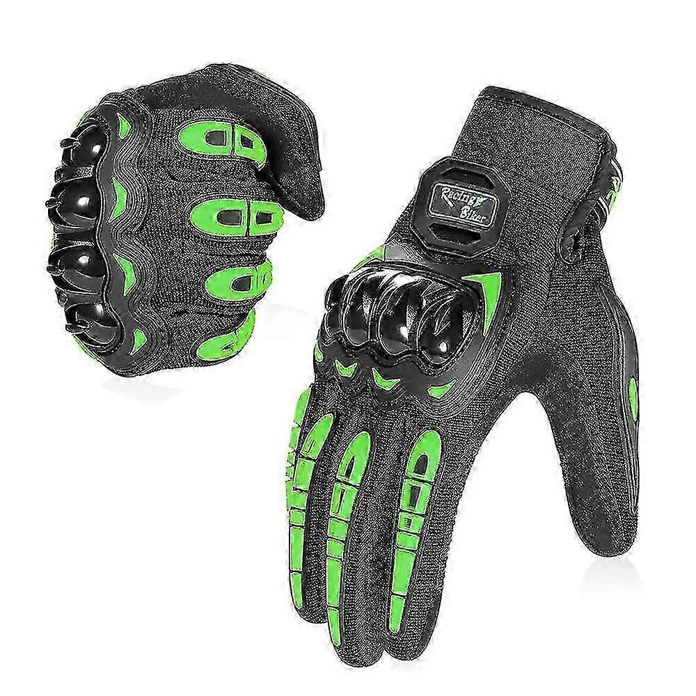 Full Finger Touchscreen Motorcycle Gloves with Hard Knuckle Protection