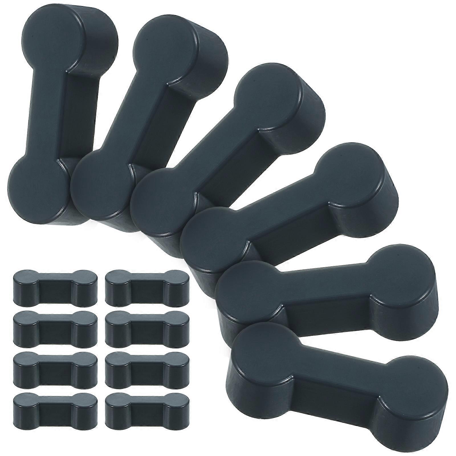 20Pcs Train Track Buckle for DIY Grey Plastic Railway Accessories