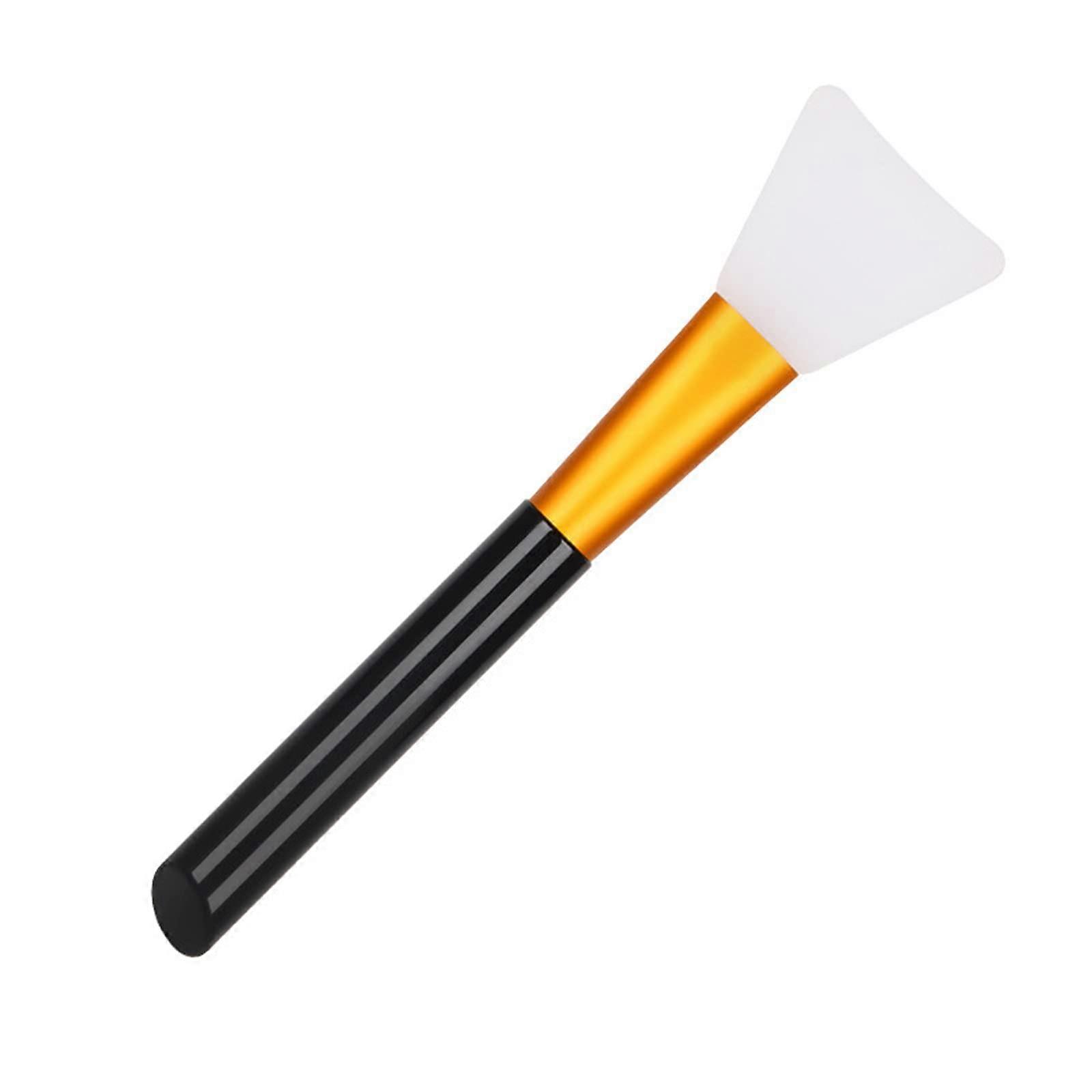 Black Silicone Face Mask Brush 13.8x3.2cm for Precise Smooth and Hygienic Application