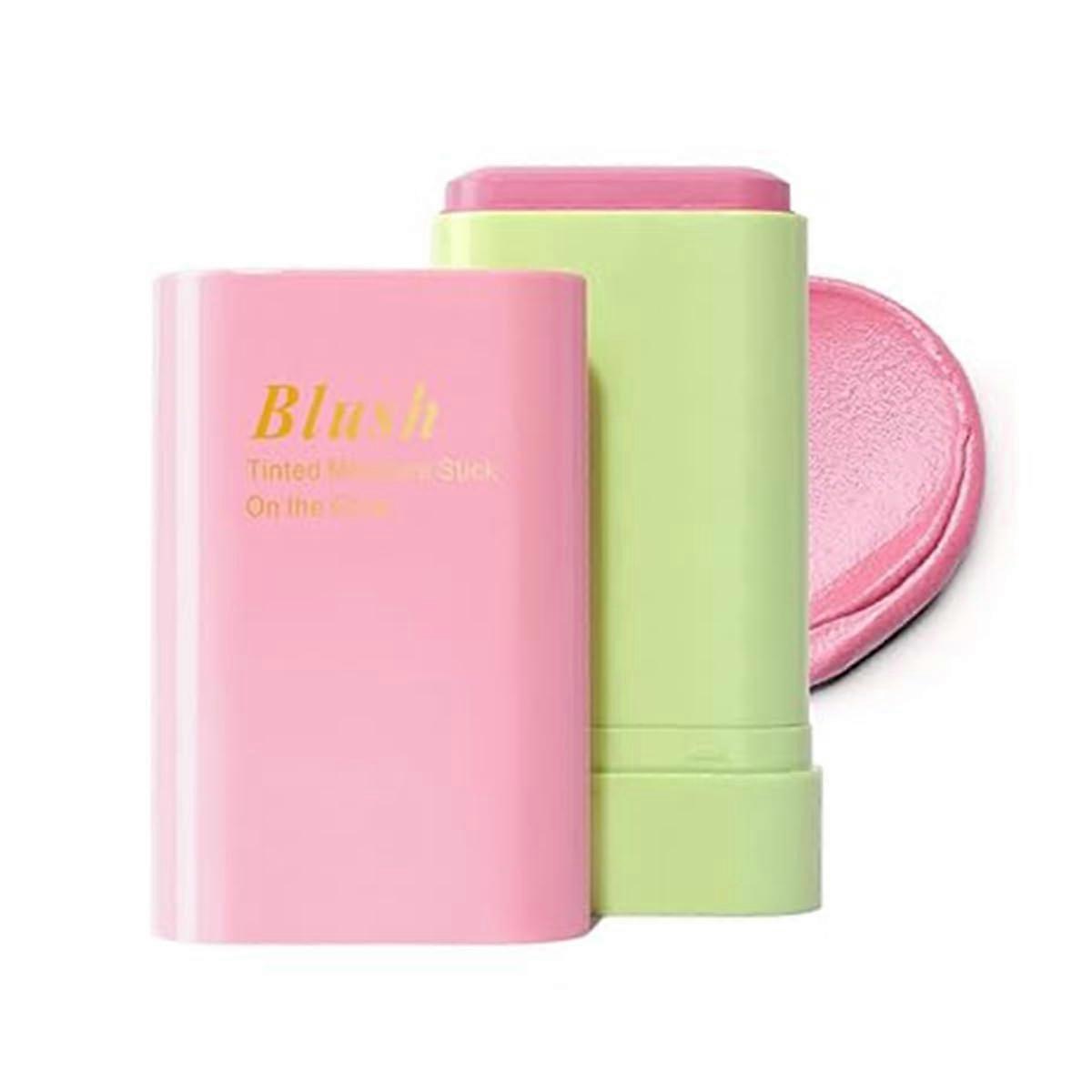 Cream Blush Stick for Cheeks Lips and Eyes Waterproof MultiUse Makeup Stick Pink M