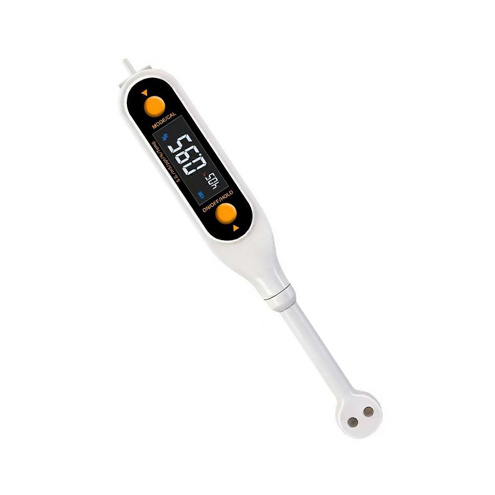 Portable Lightweight Salinity Tester High Definition LCD Display for Quick Salt Level Measurement in Fields Use Multicolor