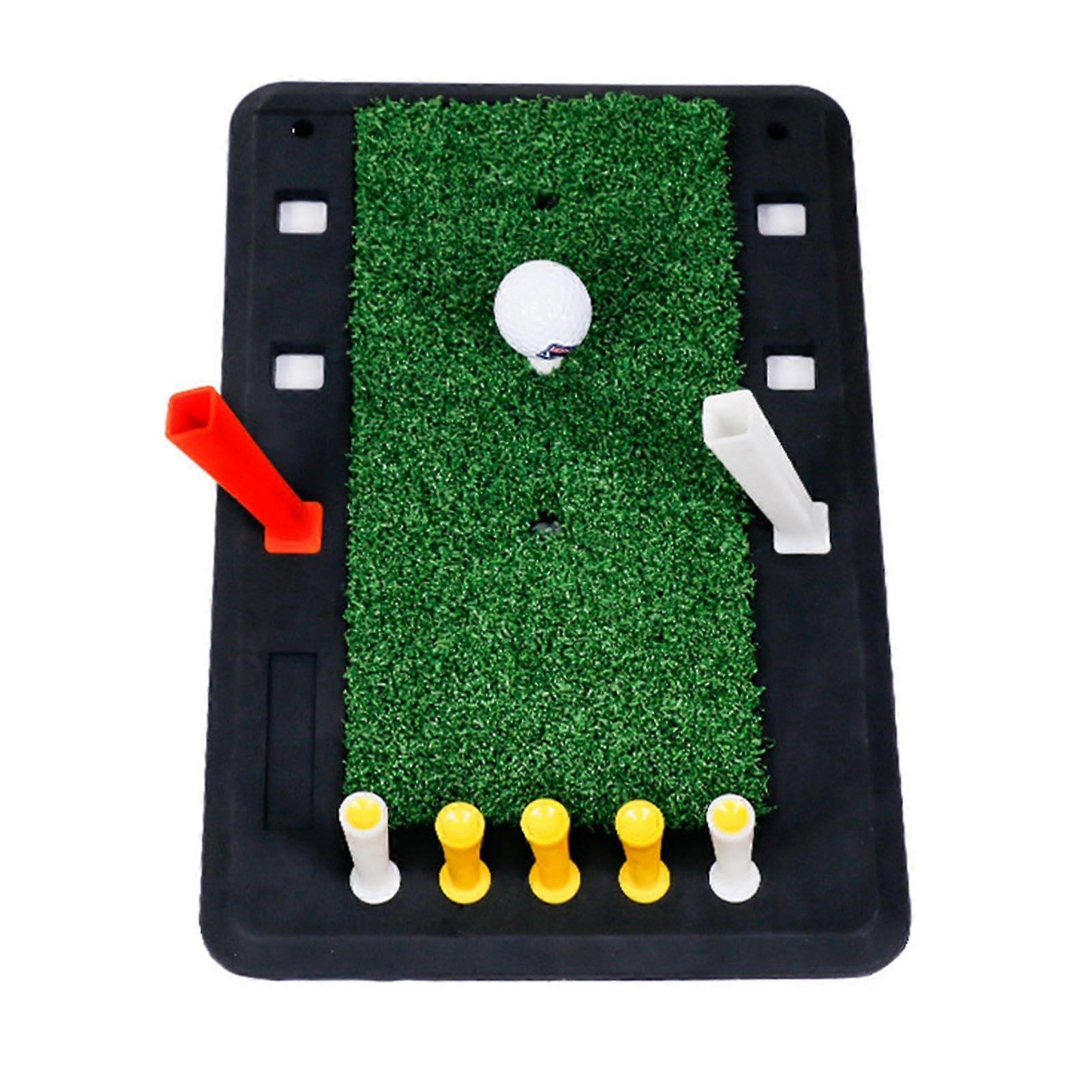 Golf Chipping Mat with Durable Rubber Backing, Compact Golf Practice Mat for Swing and Putting