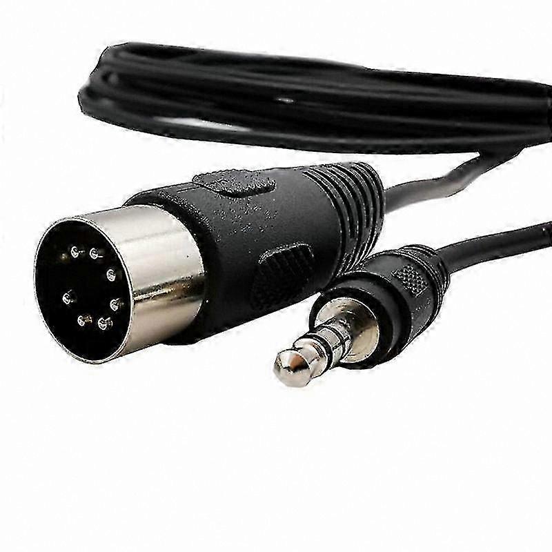 3,5 mm til 7-bens DIN MIDI-kabel til TV og computerforbindelse