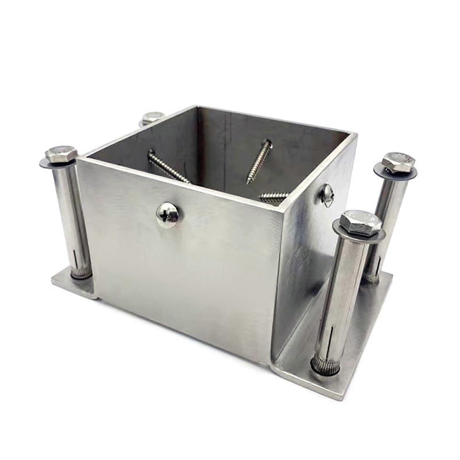 Heavy Duty Stainless Steel Post Base Anchor 90x90mm Rustproof for Decks Pergolas Mailboxes