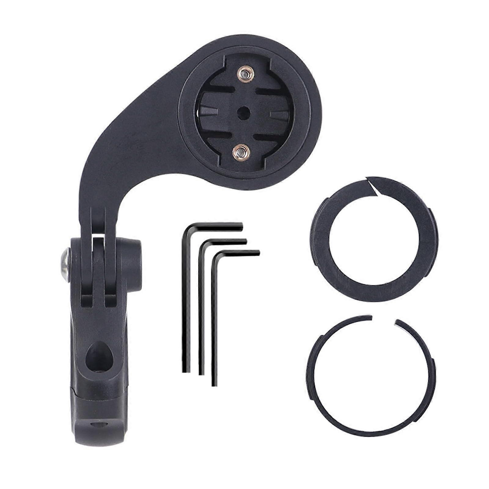 Extended Front Bike Computer Mount with Adjustable Angle, MultiDevice Combo for Bicycle Handlebar
