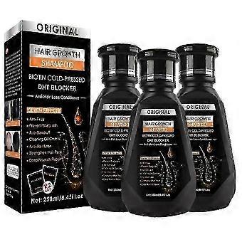3X Ingwer Shampoo Haarbehandlungen Haarwuchs Haarpflege Anti-Haarausfall Haar