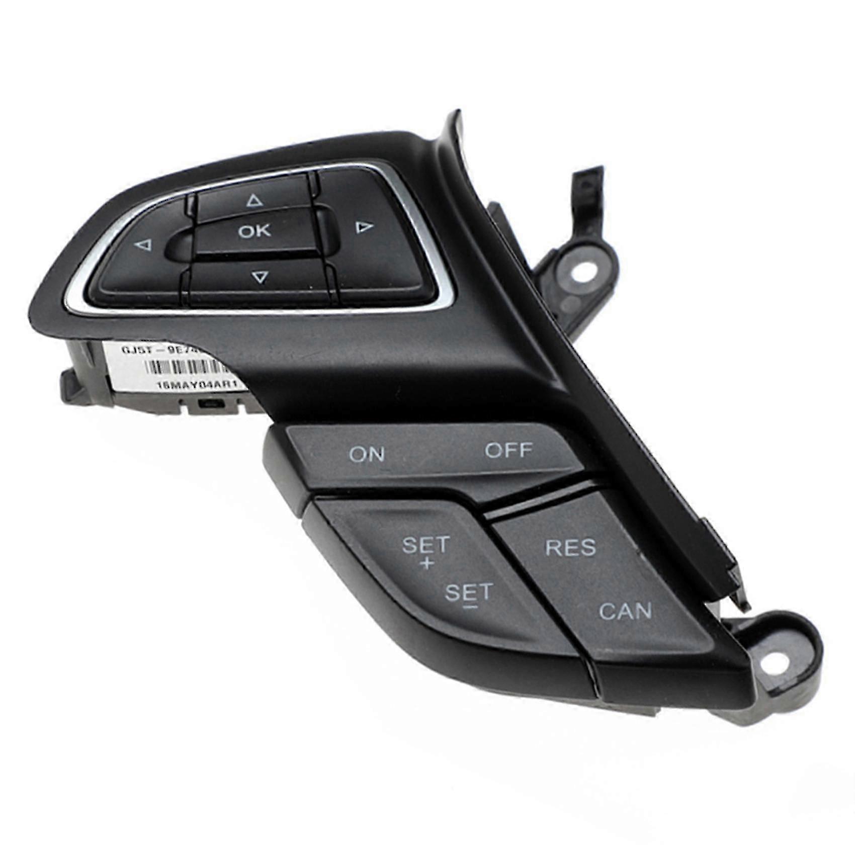 Car Cruise Control Switch Multifunction Steering Wheel Button Bluetooth Audio Button for Focus Mk3
