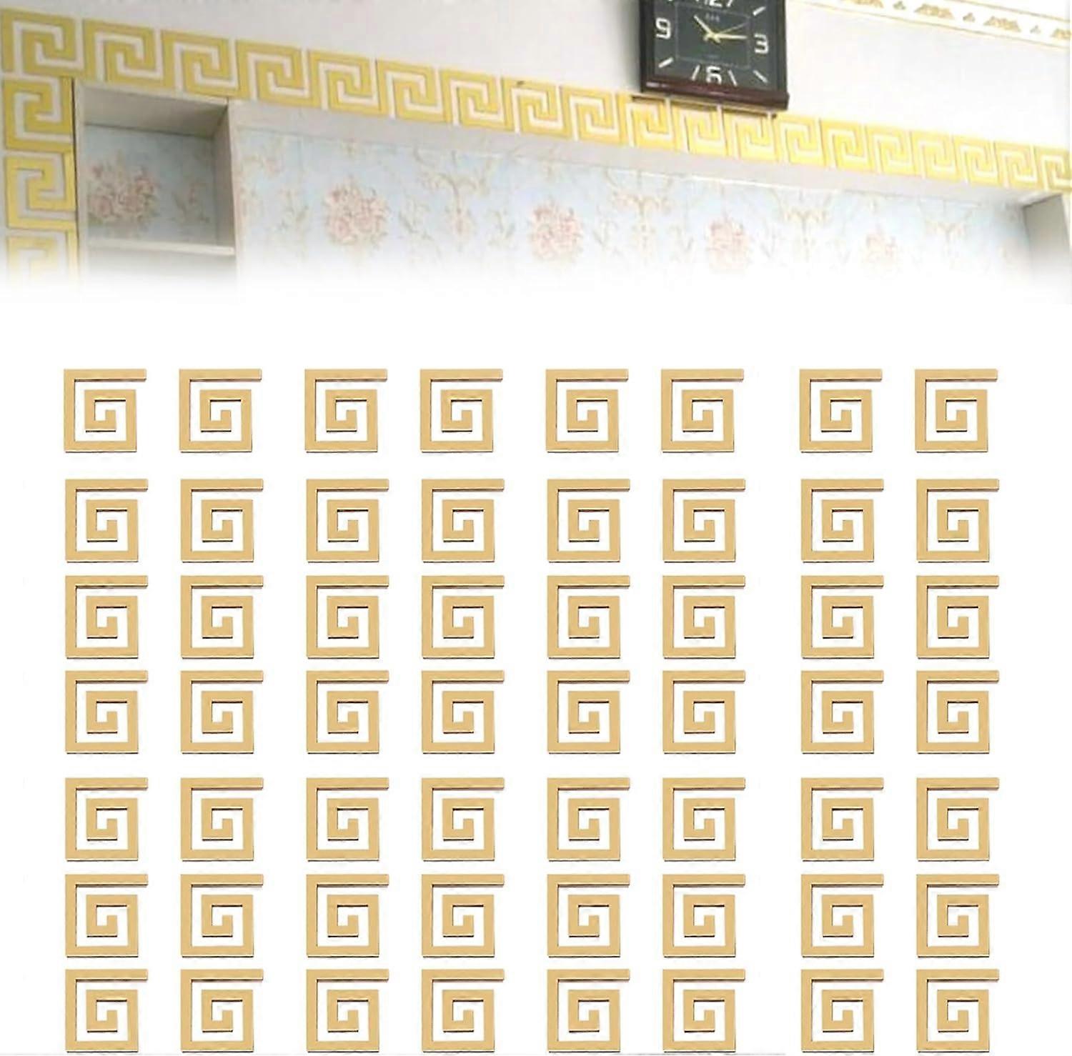 60-Piece Removable Acrylic Wall Sticker