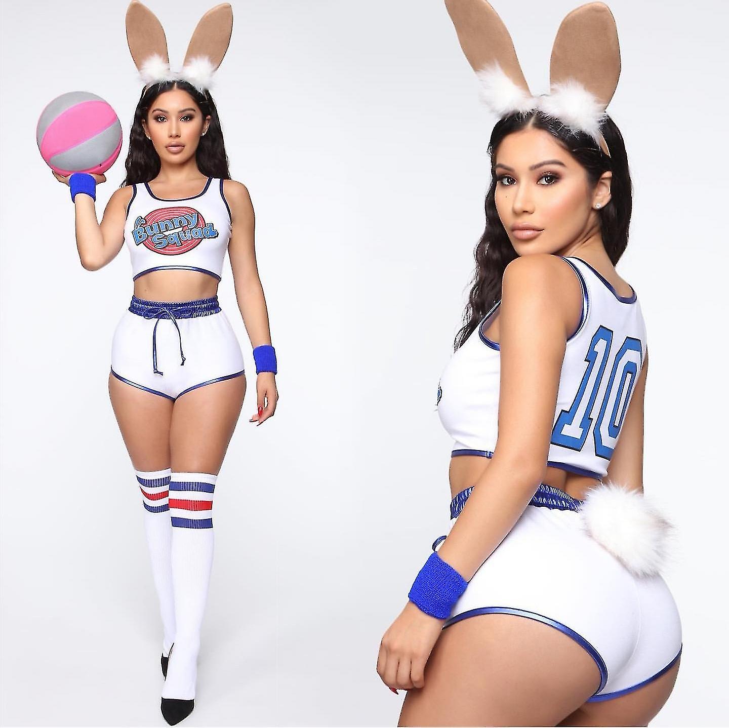 Διάστημα Lola Bunny Κουνέλι Cosplay Κοστούμι Κουνέλι λαγουδάκι Jam Κοστούμια Γυναίκες Κορίτσια Απόκριες Πάρτι Ρούχα @bugu