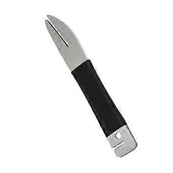 Bike Disc Brake Alignment Tool Stainless Steel Rotor Truing Fork with Ergonomic Rubber Grip