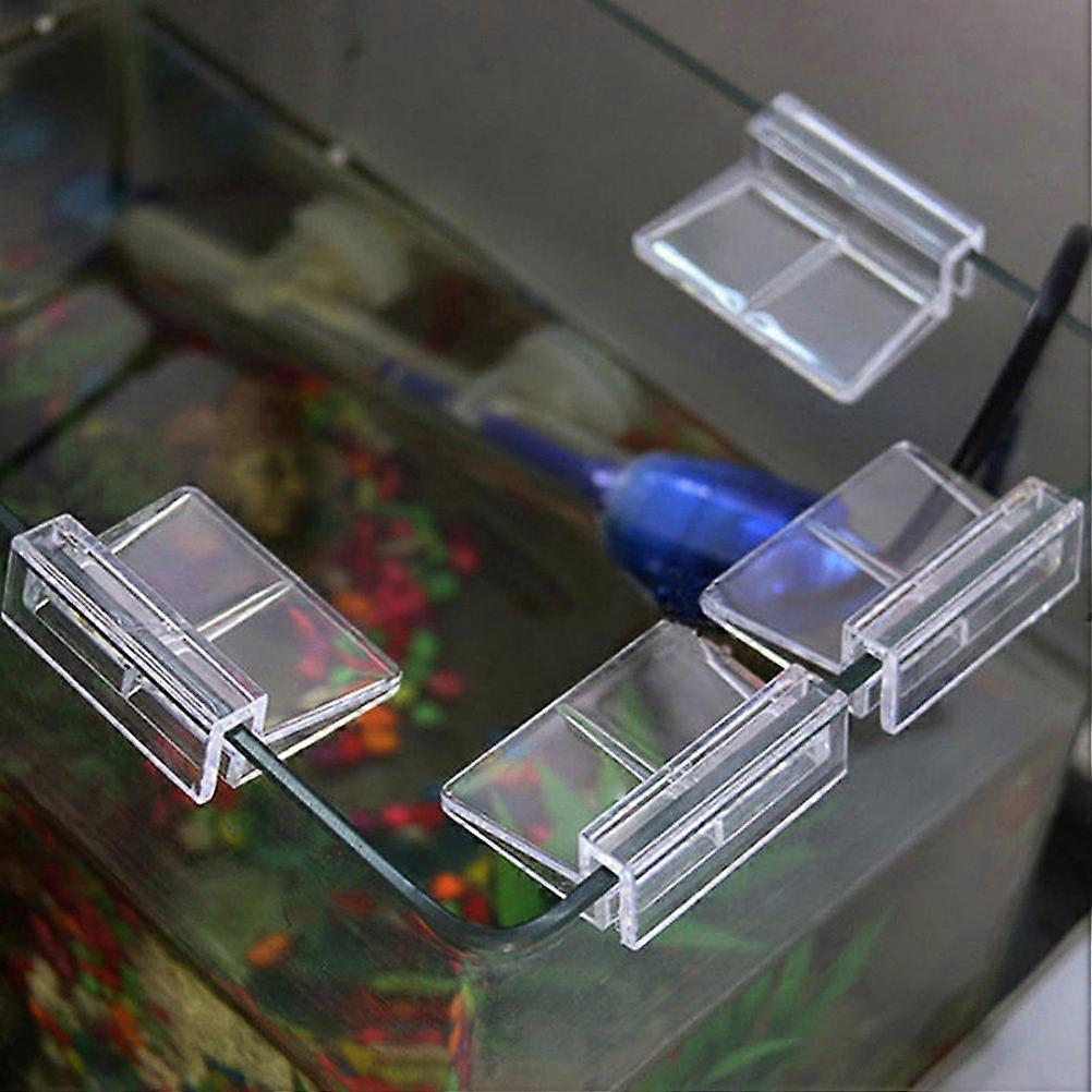 Fish Tank Cover Frame Plastic Aquarium Support for Cover Use 10Pcs