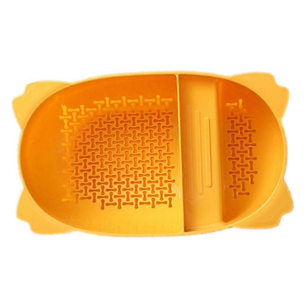 Yellow Kitchen Sink Drain Strainer for Efficient Draining with Practical Design