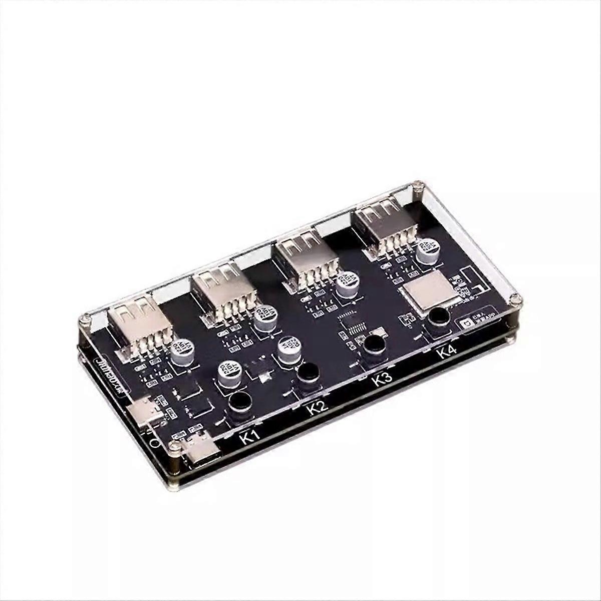 Bluetooth USB Hub 4-Way Smart Switch Timer Voice Control Converter