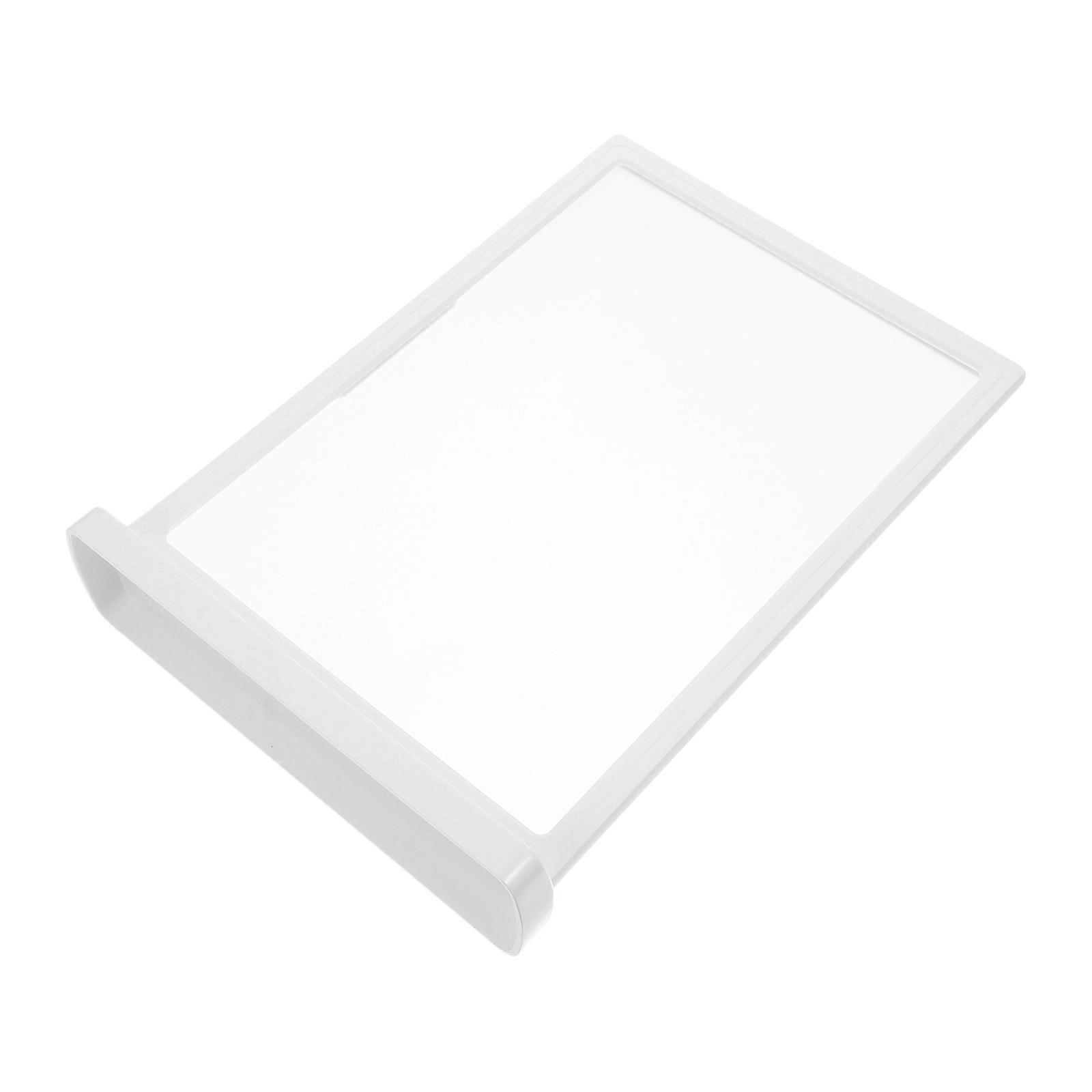 Plastic Desk Name Plate Menu Holder for Display 3Pcs White Set