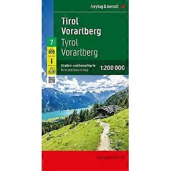 Tirol - Vorarlmountain Road And Leisure Map - Freytag-Berndt