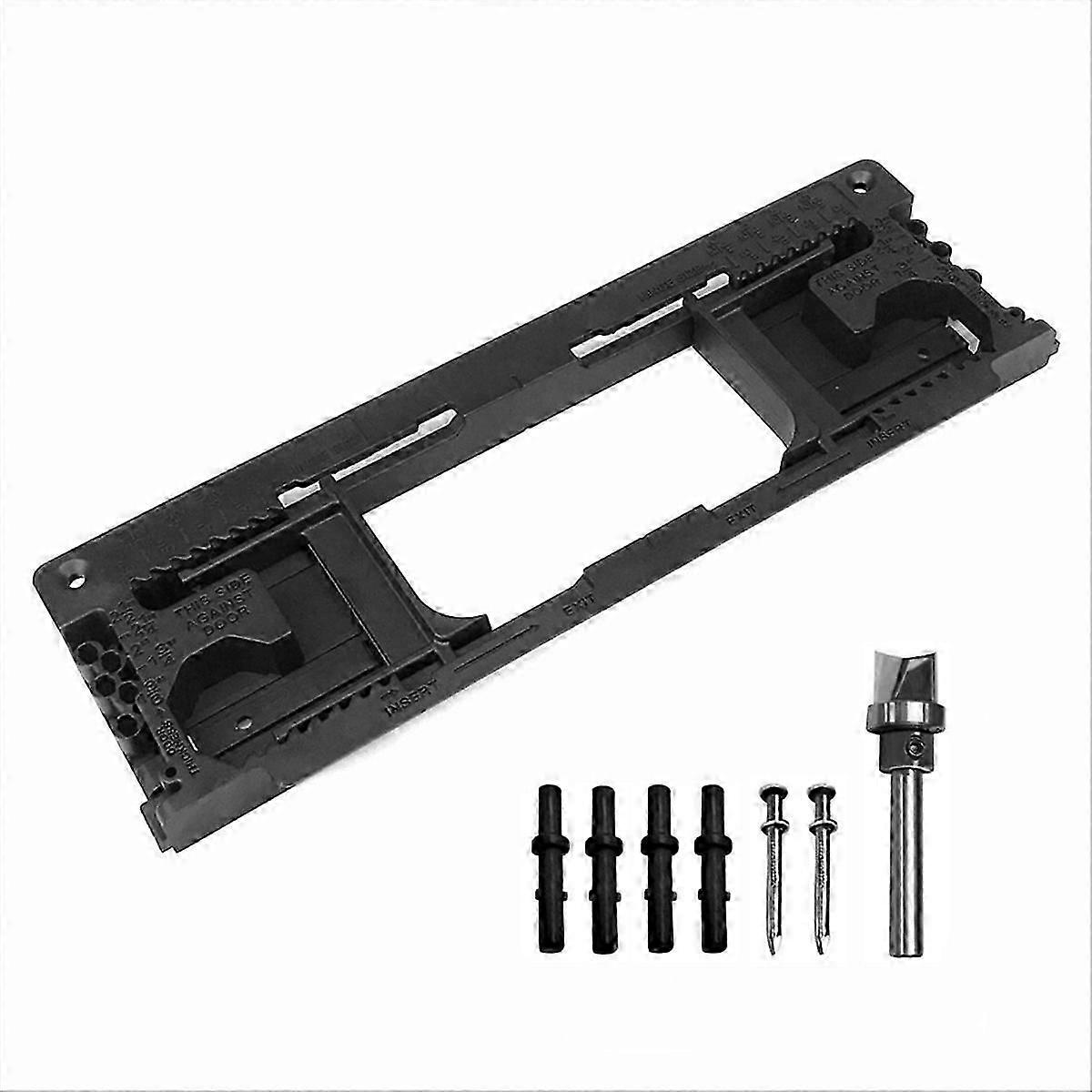 Door Hinge Jig, Door Hinge Template with 8 Hinge Sizes