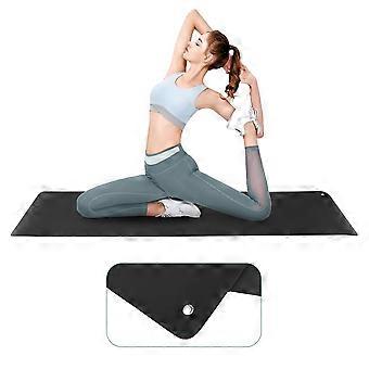 Drap de mise à la terre et tapis de mise à la terre pour un meilleur sommeil et une réduction du stress. Drap de mise à la terre 30 x 100 cm pour le yoga à domicile. Prise européenne.