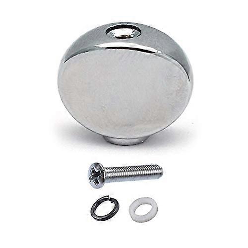 Chrome Metal Guitar Tuning Peg Buttons 60pcs Small Oval Replacement Knobs Bulk Pack