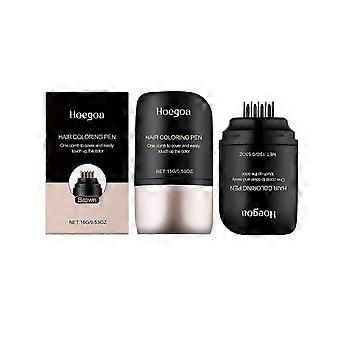 2-in-1 Hair Coloring Pen & Comb, Waterproof and Sweat-Proof Hair Dye Comb, Instant Convenient Root Touch Up for Gray Hair, Touch up Comb for Women & M