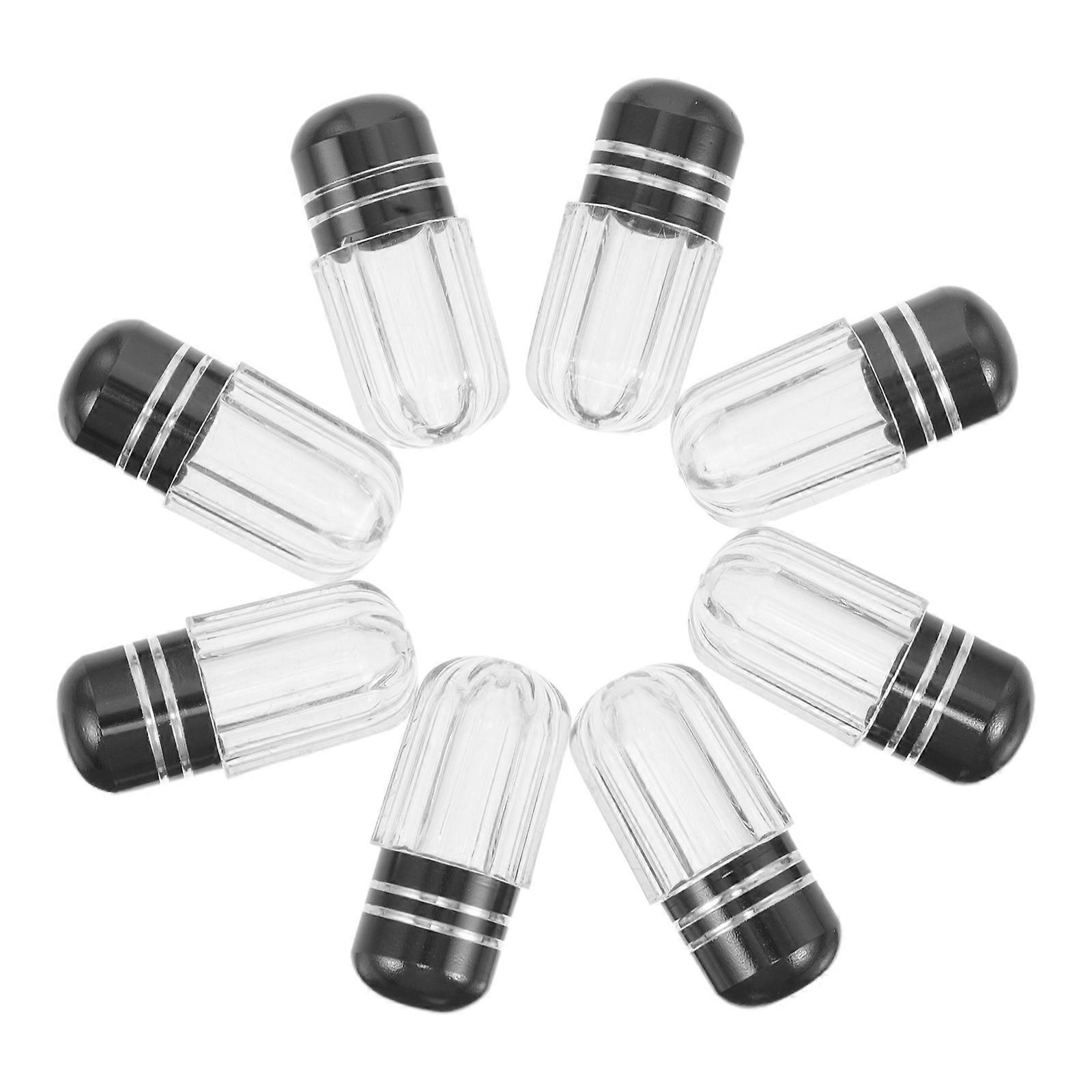 Mini Refillable Pill Vials Transparent Plastic Bottles for Storage 30Pcs