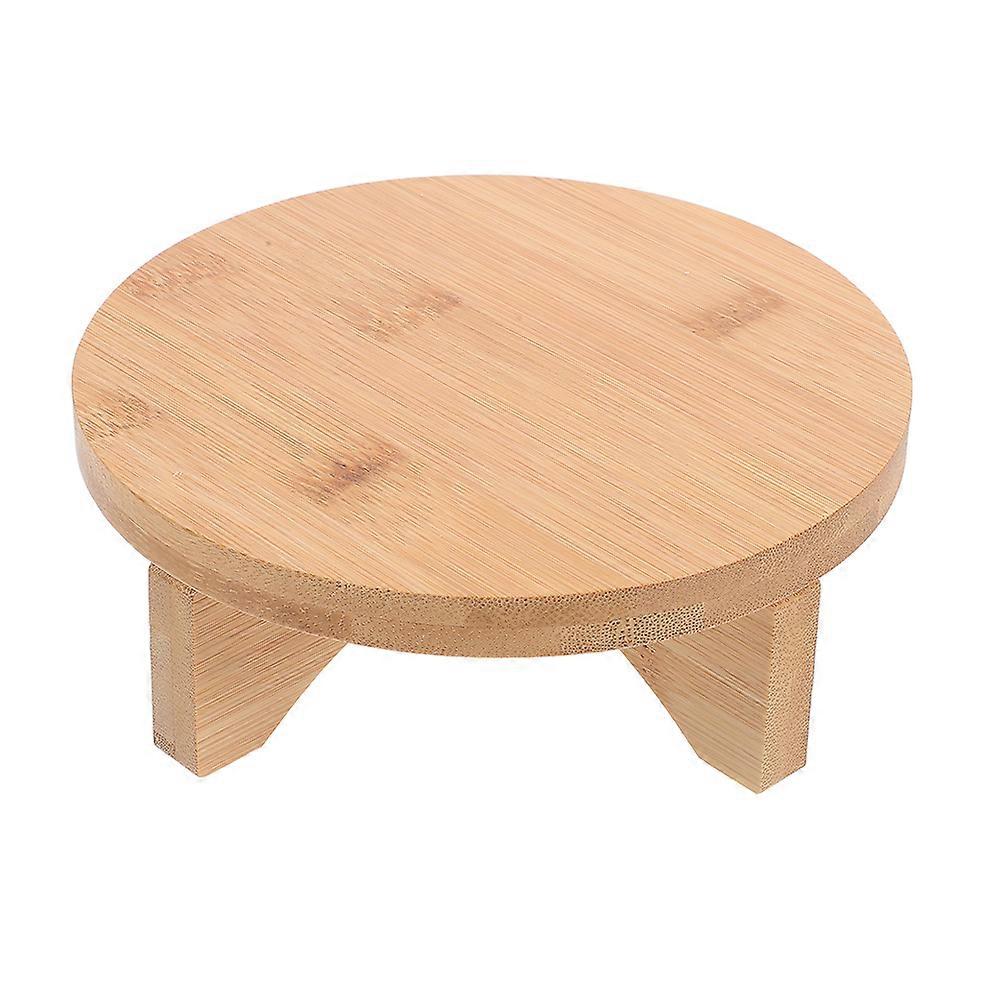 Bamboo Display Risers Flower Stand for Tabletop Use 1 Piece