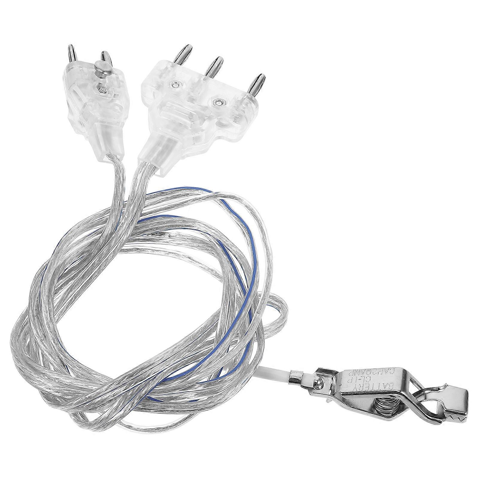 Cable conector de alambre para máscara de esgrima transparente