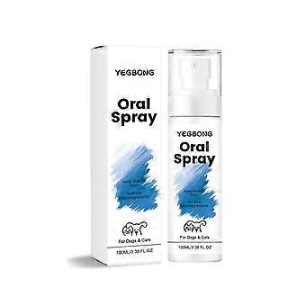 Oral Care Spray for Dogs, Pet Breath Dental Care Spray with Natural Ingredients, Dog Breath Freshener for Bad Breath, Plaque and Tartar, Pet Health Su