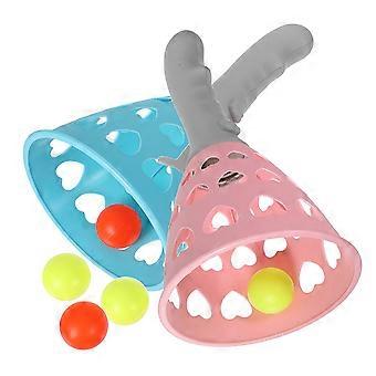 Catch and Toss Pop and Catch Ball Game for Kids 2Sets Indoor Outdoor Fun