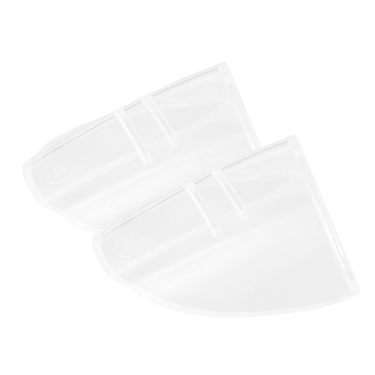 Glasses Wing Optical Protector for Protecting Use 2Pairs White