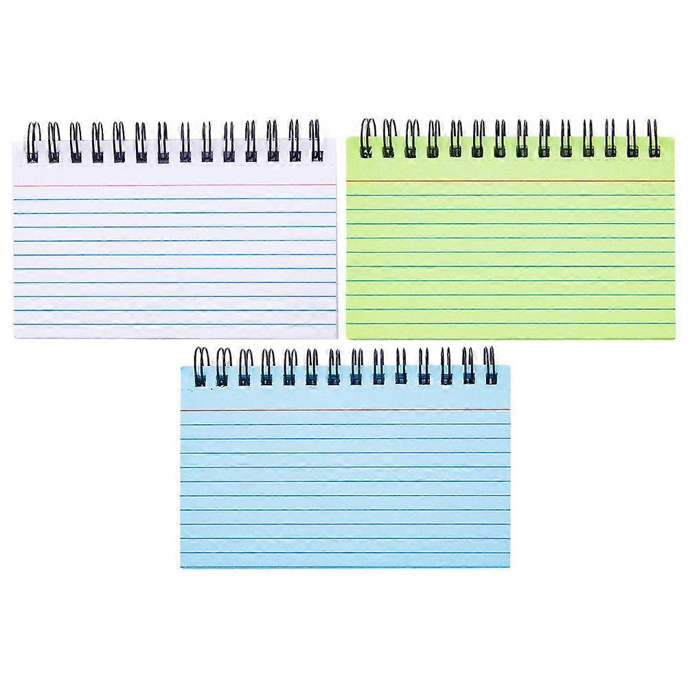 Students Coil Notepad Writing Pads for Writing 3Pcs Multi-Function Design