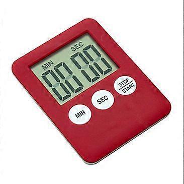 Ultra-thin countdown timer, kitchen timer, electronic timer, kitchen timer reminderPink > Chinese version compatible