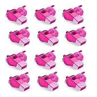 12 Pack Whistles with Mouthpiece, Sport Whistles with Lanyard for Coaches, Referees and Officials, Loud Crisp Sound 2026