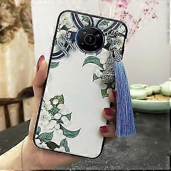 Shockproof Phone Case compatible with Nokia X100, Waterproof, Anti-dust, Anti-knock, Chinese Style with Tassel, Soft TPU Silicone Cover
