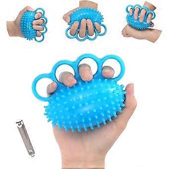 Stress Balls for Adults, Hand Grip Strength Trainer, Squeeze Balls for Hand Therapy - Pain Relief & Improve Flexibility, Hand Strengthening Devices H