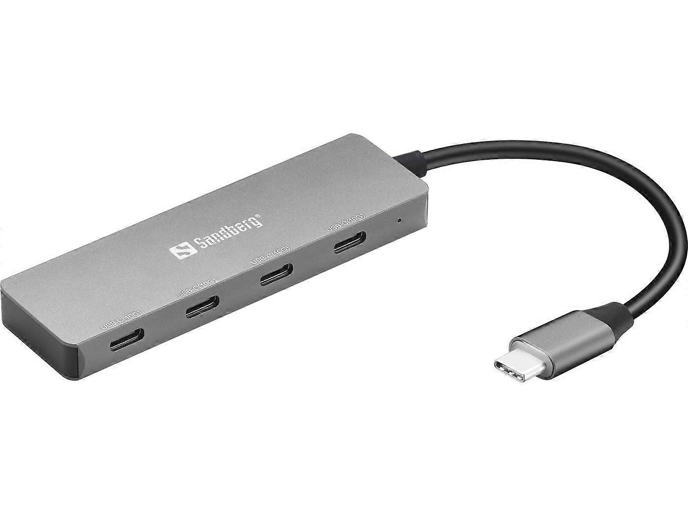 Concentrador USB-C a 4 puertos USB-C, USB