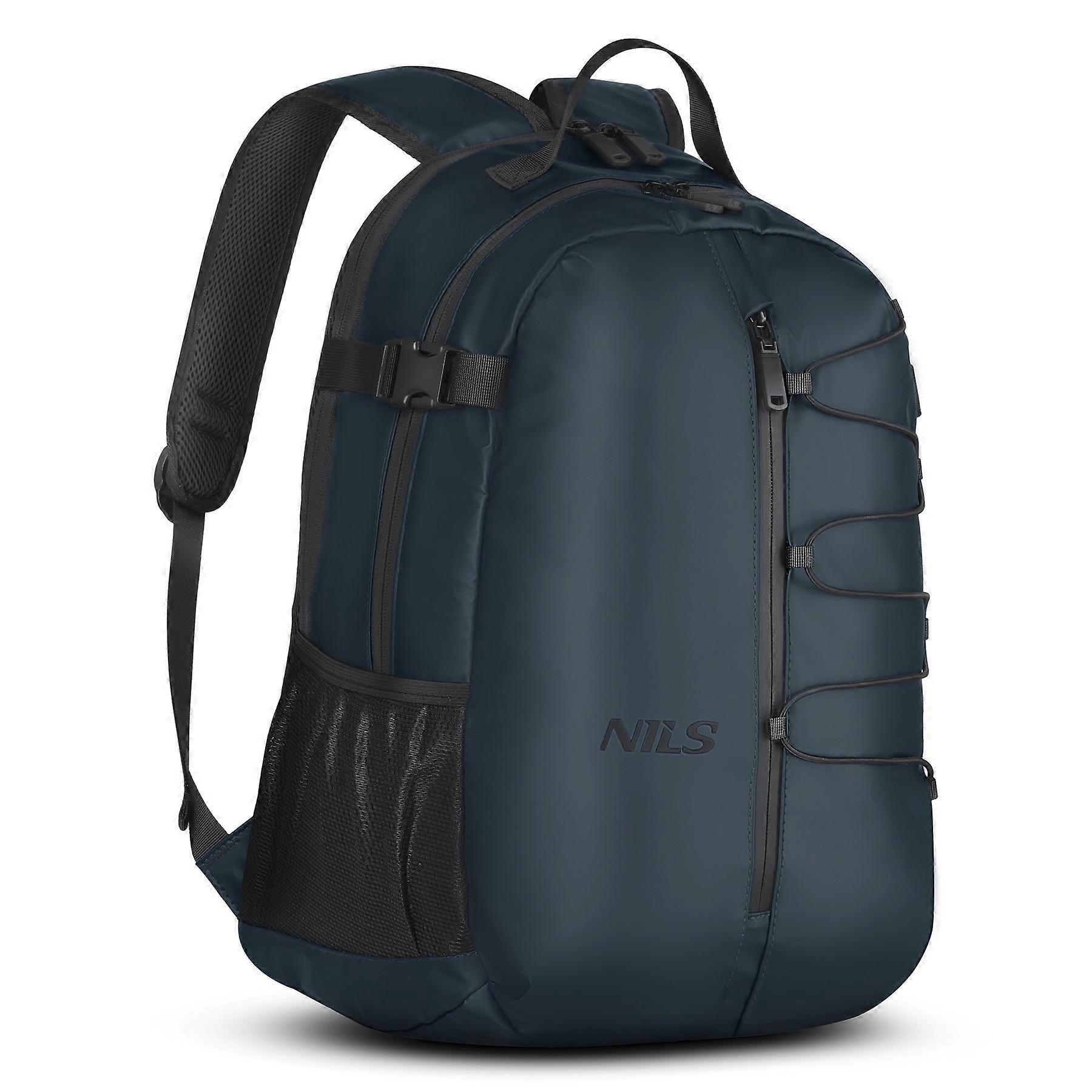 Reseryggsäck, 20L PU Laptopfack, Blå