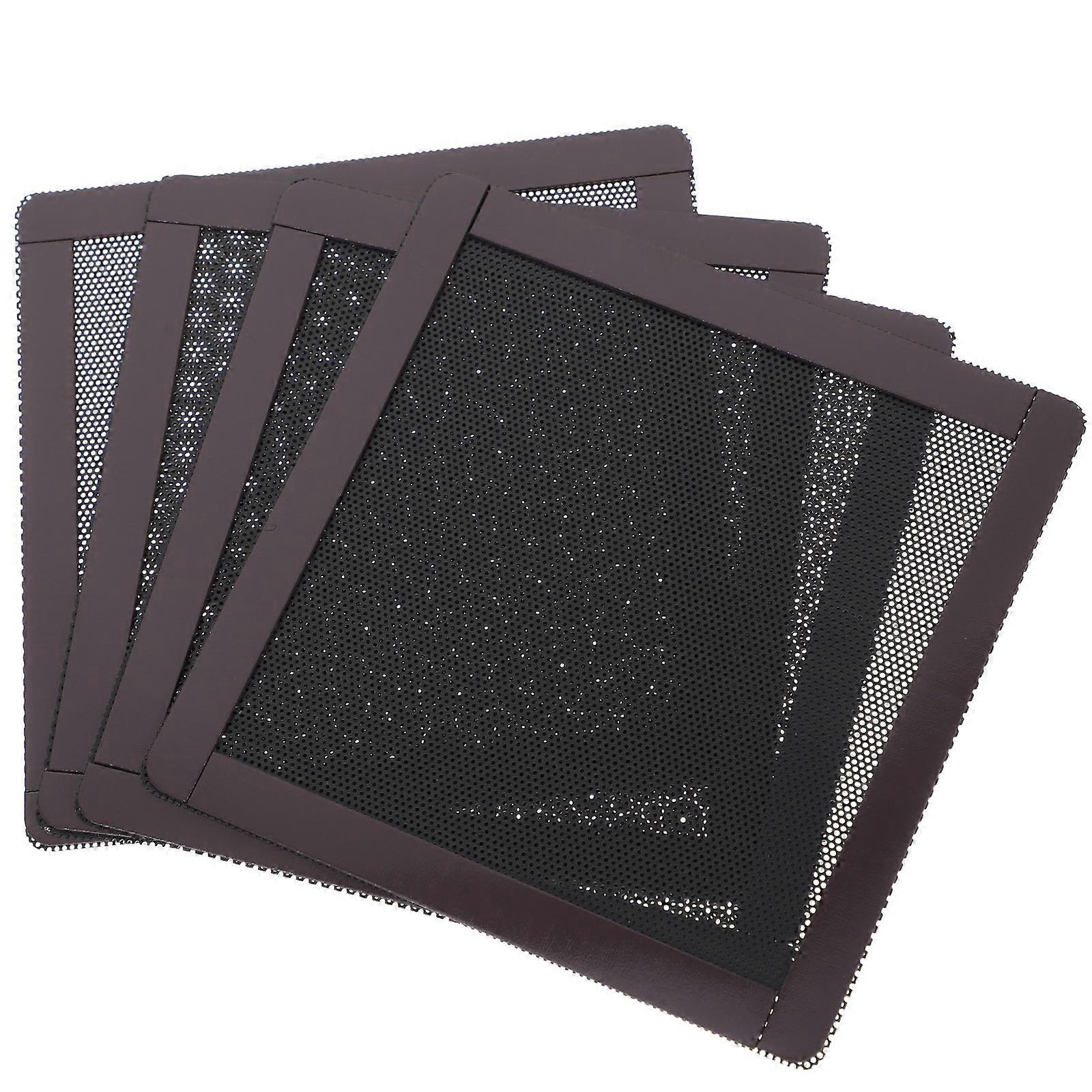 4 Pcs Cooler Fan Computer Mesh Filter PC Case Mesh Filter Cover Filter Computer Case
