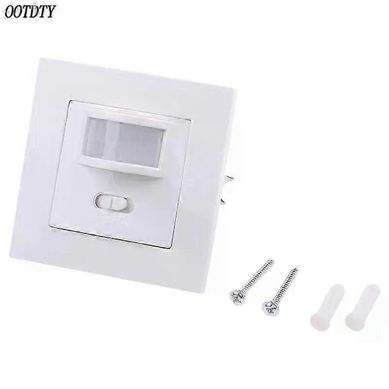 220-240V AC Wall Mount 9m Automatic Infrared Sensor LED Motion Sensor Switch