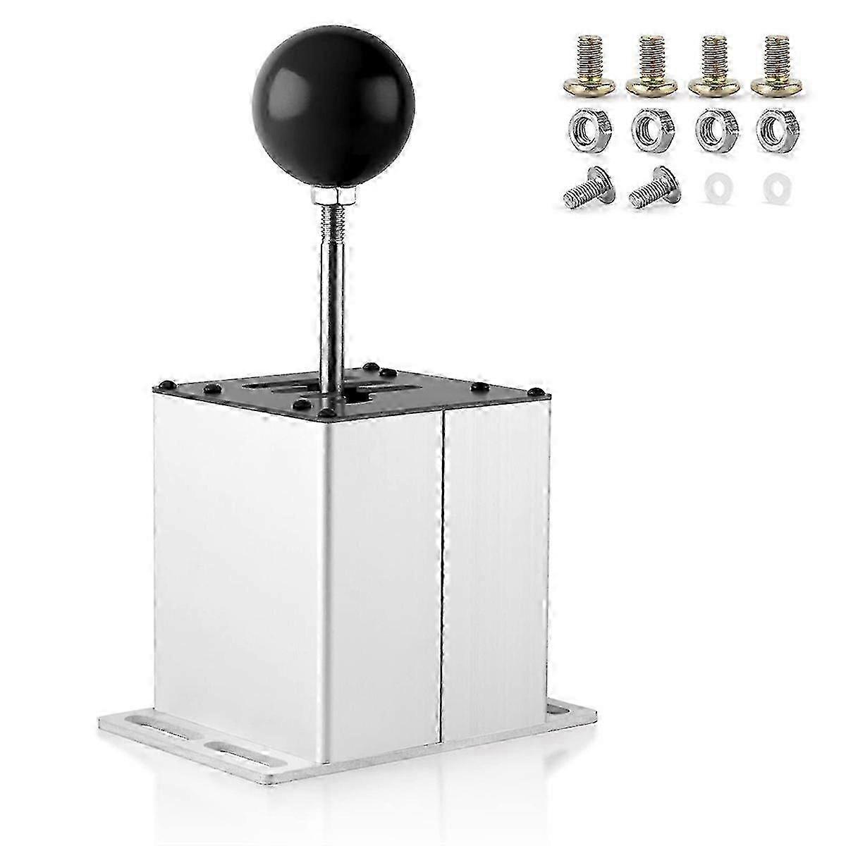 USB racing shifter for simulation games with 6-speed and reverse