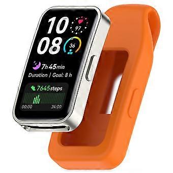 Voor Huawei Band 10/ 9/ 8 Clip Buckle Vervangende Hoesje Smart Watch Siliconen Cover