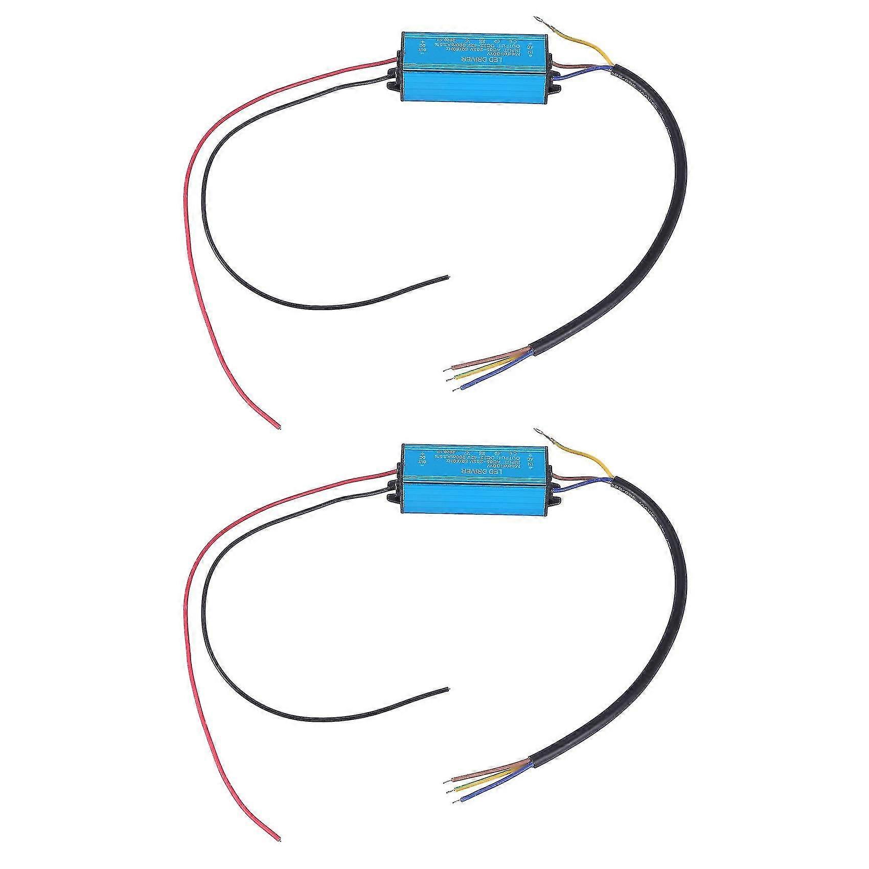 2x 30w LED Driver Constant Current Driver Power Supply Transformer étanche