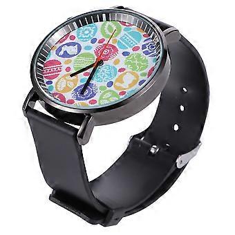 Easter Egg Quartz Watch Watch with 2Pcs Fashionable Wristwatch